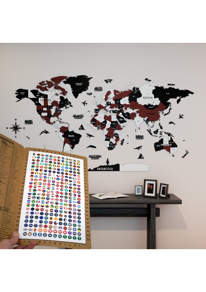 3 Boyutlu Ahşap Dünya Haritası, Ahşap Duvar Dekoru, Duvar Tablo, Gerçek Dünya Haritası,dünya Haritası modelleri