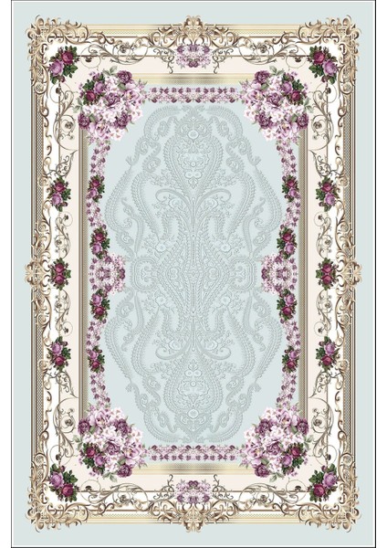 Dijital Baskı Kaymaz Tabanlı Yıkanabilir Salon Halısı Mutfak Halısı Koridor Halısı