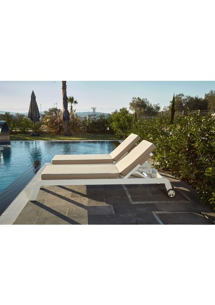 Lora Alüminyum Şezlong - Antrasit - 1 Adet modelleri