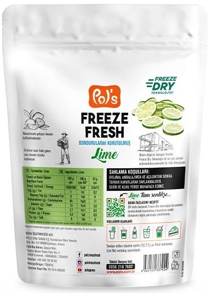 Freeze Fresh Lime Tozu 200 G