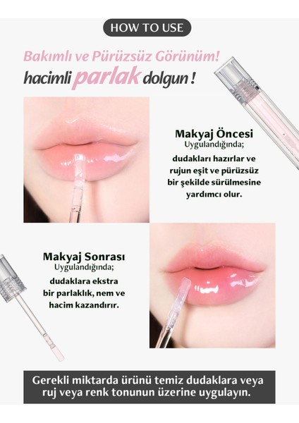 Bakuchiol Içeren Dolgunlaştırıcı Bakım Sağlayan Luvum Dudak Serumu Parlatıcı Lip Serum