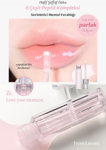 Bakuchiol Içeren Dolgunlaştırıcı Bakım Sağlayan Luvum Dudak Serumu Parlatıcı Lip Serum