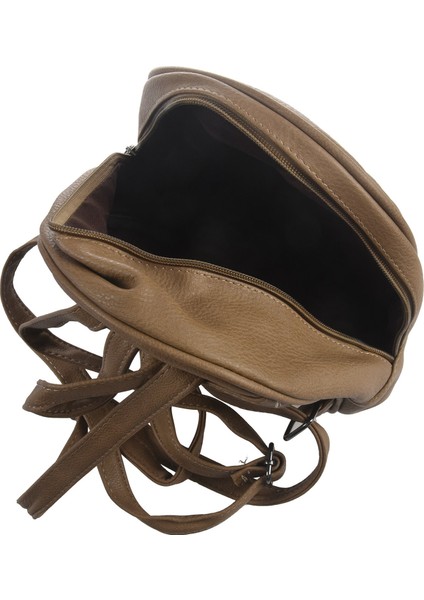 Yeni Küçük Sırt Çantası Düz Renk Rahat Gelgit Kadın Çantası Büyük Kapasiteli Mini Çanta Kadın Kilit Toka Sırt Çantası (Yurt Dışından) modelleri