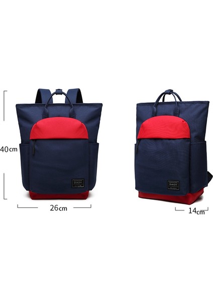 Moda Rahat Sırt Çantası Uni Trend Erkekler ve Kadınlar Sırt Çantası Basit Günlük Çanta Çok Fonksiyonlu Büyük Kapasiteli Çanta Hafif Siyah (Yurt Dışından) modelleri