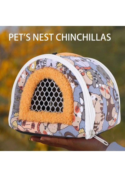 Taşınabilir Küçük Hayvanlar Kirpi Hamster Taşıma Çantası Açık Seyahat Gine Domuz Sıçan Chinchillas Küçük Hayvan Taşıyıcı Için Taşıma Kılıfı Çanta (Yurt Dışından)