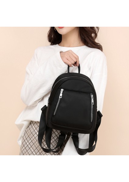 Rahat Sırt Çantası Kadın Seyahat Su Geçirmez Naylon Okul Çantaları Genç Kızlar Için Yüksek Kaliteli Moda Omuz Packbag Kırmızı (Yurt Dışından)