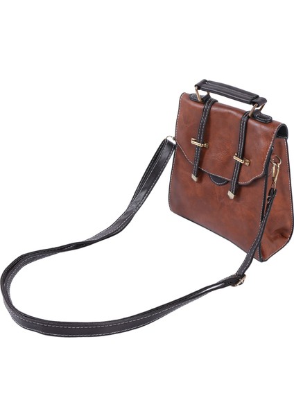 Moda Retro Kadın Çantası Koleji Rüzgar Sırt Çantası Vintage Kalıplaşmış Ingiliz Rüzgar Postacı Küçük Sırt Çantası (Yurt Dışından) fırsatları