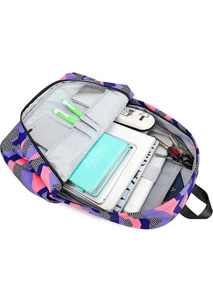 Yeni Su Geçirmez Polyester Sırt Çantası Okul Gençler Için Kız Erkek Çok Fonksiyonlu Kadın Seyahat Sırt Çantaları Kadın Çantası Kitap Mochilas (Yurt Dışından)