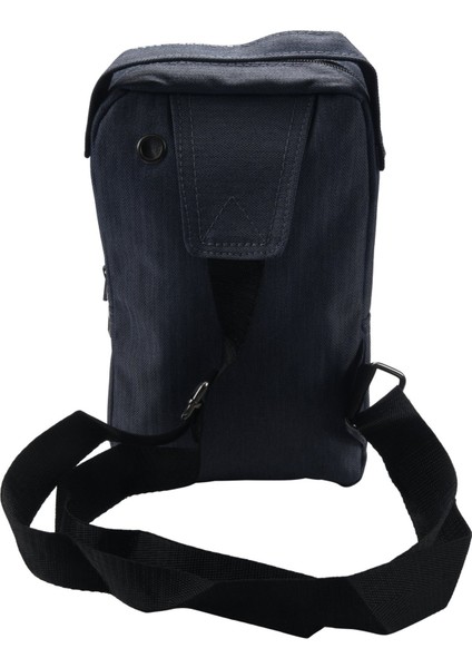 Naylon Göğüs Çantası Erkek Çantası Messenger Çanta Çok Fonksiyonlu Messenger Moda Açık Göğüs Çantası Koyu Gri (Yurt Dışından)