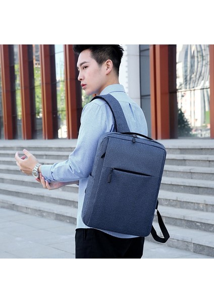 Yeni Dizüstü USB Sırt Çantası Anti-Hırsızlık Sırt Çantası Seyahat Sırt Çantası Erkek Rahat Sırt Çantası Iş Sırt Çantası Gri (Yurt Dışından) modelleri