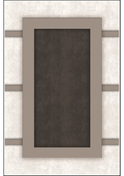 Kaymaz Taban, Makinada Yıkanabilir, Dijital Baskılı, Modern Halı