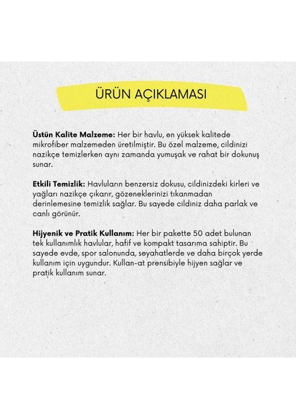 Giggles Vücut Temizleme Perine Havlusu 50' Li 6' Lı Paket Büyük Boy Paraben Içermez 300 Havlu indirimleri