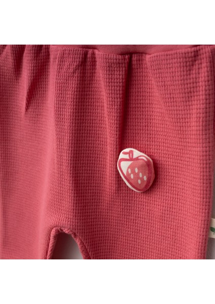 My Strawberry Girl Manşetli Pantalon (2 Li Set)