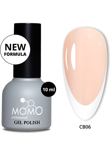 Kalıcı Oje French Color Base Coat CB06, Nude Sarı, 10 ml