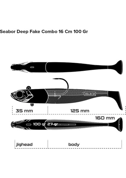 Deep Fake 16 cm 100 gr Silikon Yem modelleri