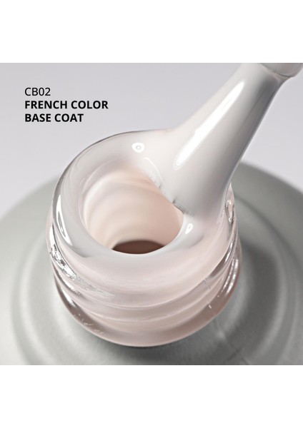 Kalıcı Oje French Color Base Coat CB02, Uçuk Pembe, 10 ml