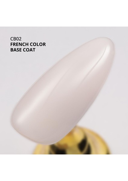 Kalıcı Oje French Color Base Coat CB02, Uçuk Pembe, 10 ml