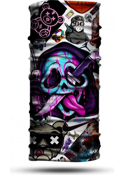 Motorcu Boyunlugu Unisex Bandana Motosiklet Bandana Boyunluk Kadın Erkek Boyunluk Headwear BDKM268