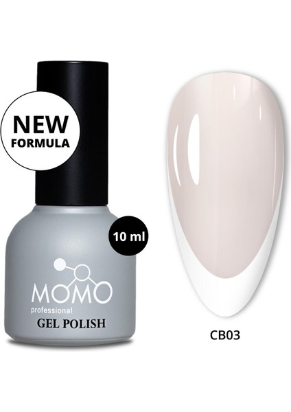 Kalıcı Oje French Color Base Coat CB03, Rakı Beyazı, 10 ml