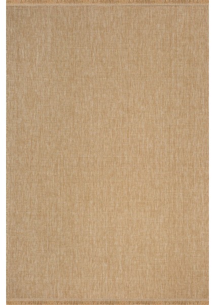 K5611 Bej Halı Kilim Salon Mutfak Koridor Yolluk Jüt Hasır Görünümlü Dokuma Makine Halı