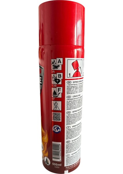 Ayes Yangın Reinold Max 044020 Portatif Yangın Söndürme Tüpü 500ML