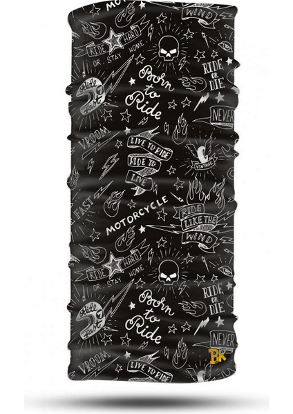Motorcu Boyunlugu Unisex Bandana Motosiklet Bandana Boyunluk Kadın Erkek Boyunluk Headwear BDK074