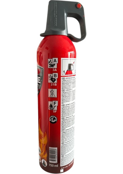Ayes Yangın Reinold Max 044023 Portatif Yangın Söndürme Tüpü 750ML