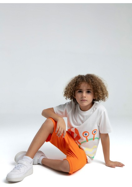 Erkek Çocuk Beyaz Bermuda Takım fiyatları