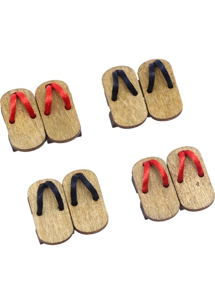 4 1:12 Terlikleri Japon Mini Kimono Terlikleri Için (Yurt Dışından)