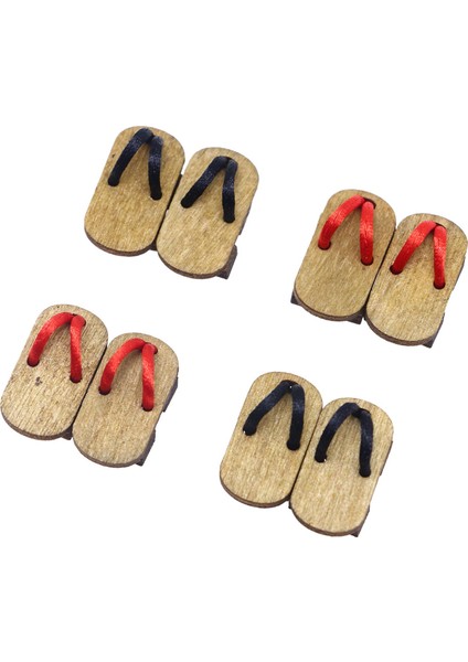 4 1:12 Terlikleri Japon Mini Kimono Terlikleri Için (Yurt Dışından)