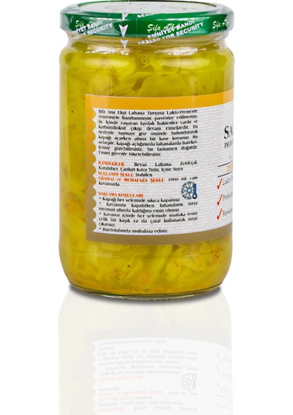 Zerdeçallı Probiyotik Sauerkraut Turşu (660 Cc.) No:3