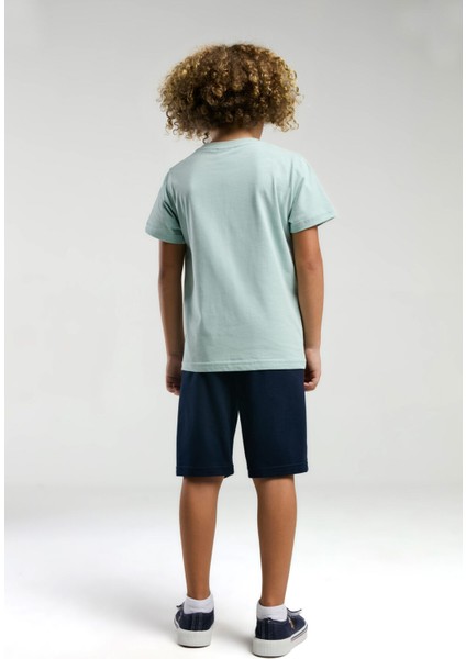 Erkek Çocuk Yeşil Bermuda Takım indirimleri