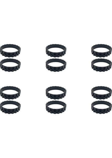 12 Adet S5/t6/t7 Aksesuarları Yürüyüş Whe Lastik Kaplama Değiştirme Robotlu Süpürge Parçaları (Yurt Dışından)