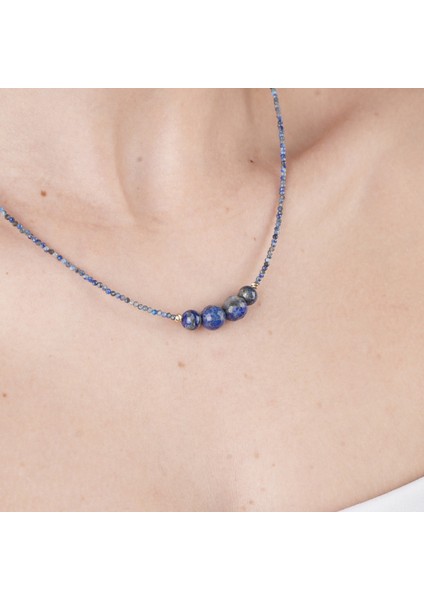 Mira - Lapis Lazuli Doğal Taş Kolye