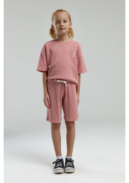 U.S. Polo Assn.. Kız Çocuk Pembe Bermuda Takım fiyatları