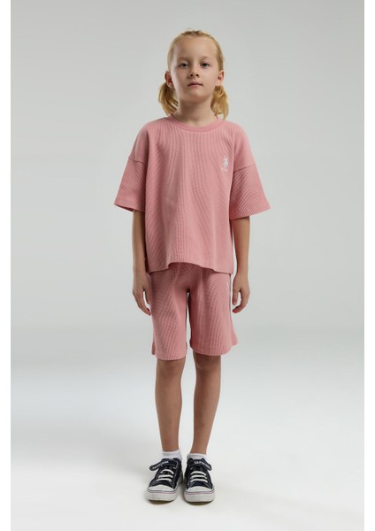 U.S. Polo Assn.. Kız Çocuk Pembe Bermuda Takım modelleri