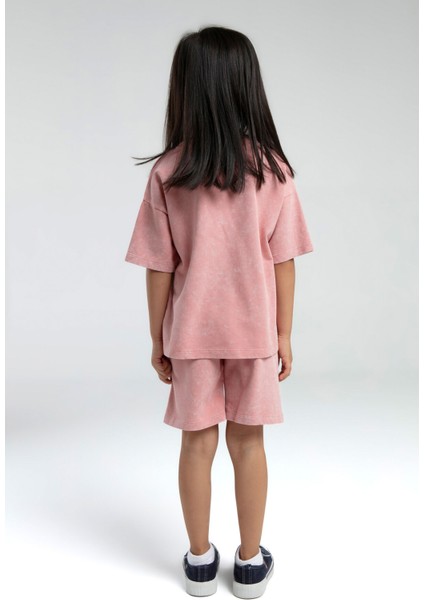 Kız Çocuk Pembe Bermuda Takım indirimleri