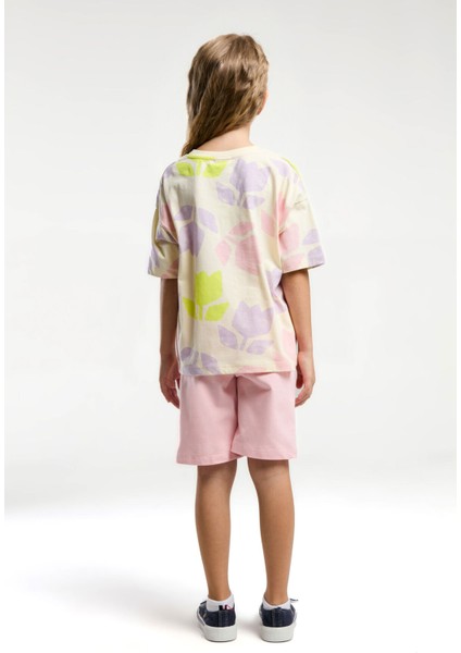 Kız Çocuk Sarı Bermuda Takım indirimleri