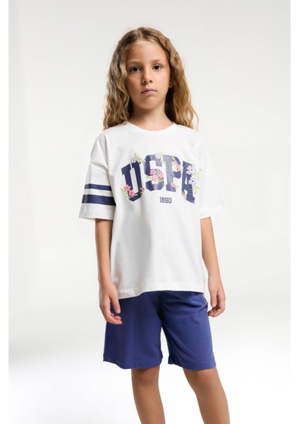 Kız Çocuk Beyaz Bermuda Takım fırsatları