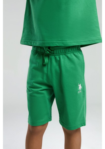 Erkek Çocuk Yeşil Bermuda Takım modelleri