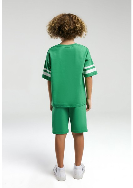 Erkek Çocuk Yeşil Bermuda Takım indirimleri