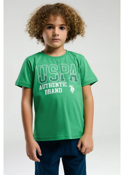 Erkek Çocuk Yeşil Bermuda Takım