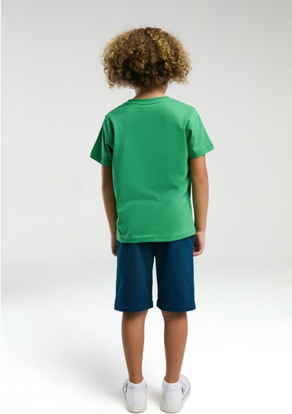 Erkek Çocuk Yeşil Bermuda Takım indirimleri