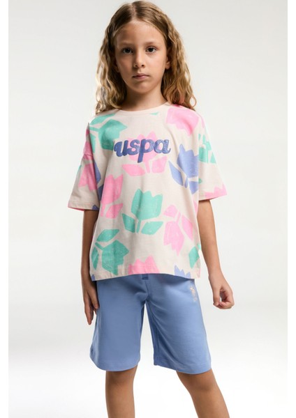 Kız Çocuk Turuncu Bermuda Takım modelleri