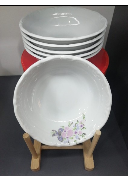 Porselen Buket 12 Adet 13 Cm (Küçük) Çorba Kase
