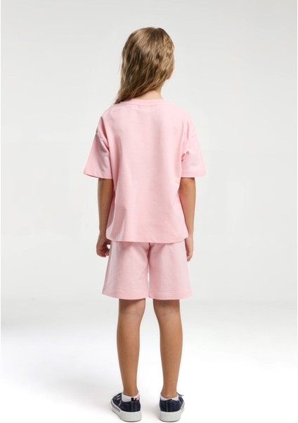 Kız Çocuk Turuncu Bermuda Takım indirimleri