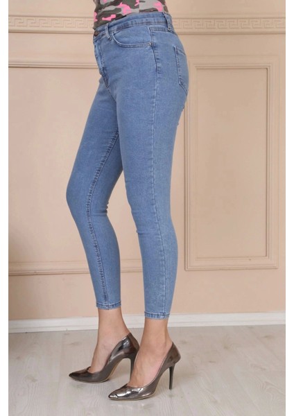 Cepli Skinny Jean Açık Mavi