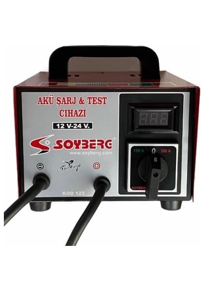 4V-36V Akü Test Cihazı Dijital (2 Kademeli) (150 A/300 A)