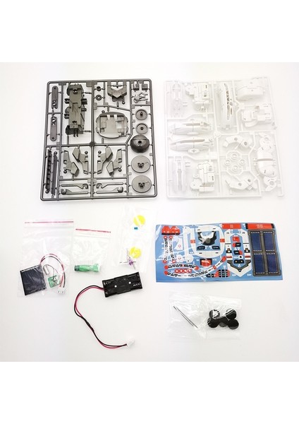 Dıy Montaj Oyuncak 6'sı 1 Arada Kendinden Montajlı Uzay Güneş Yapı Taşı Araba 6'sı 1 Arada Akıllı Robot, Bilimsel Deney, Hediye Seçimi (Yurt Dışından)