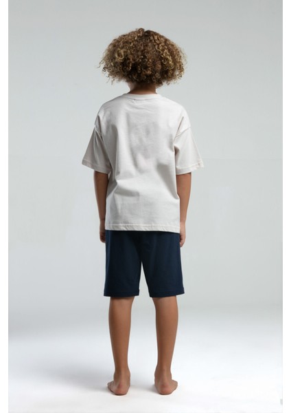 Erkek Çocuk Krem Bermuda Takım indirimleri